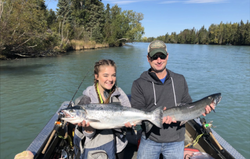 Casting into Kenai Salmon paradise